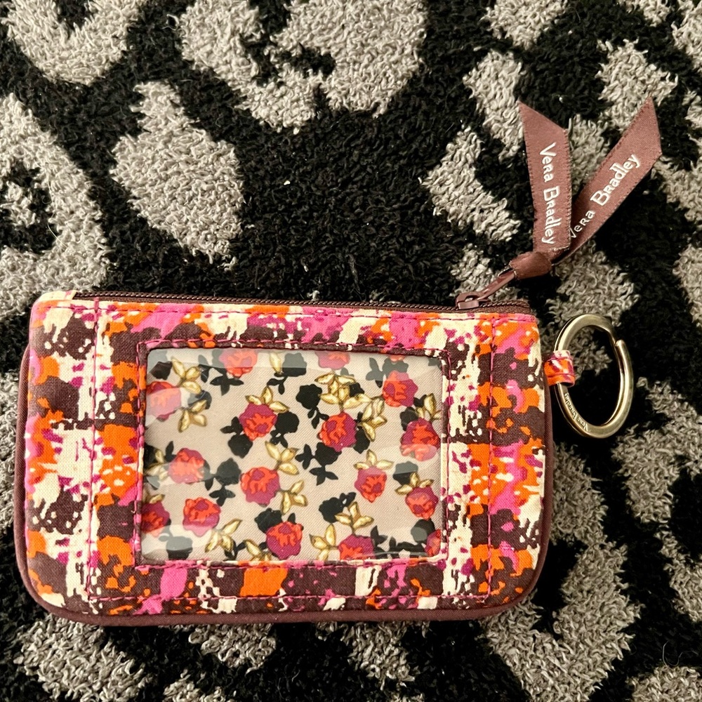Vera Bradley keychain wallet